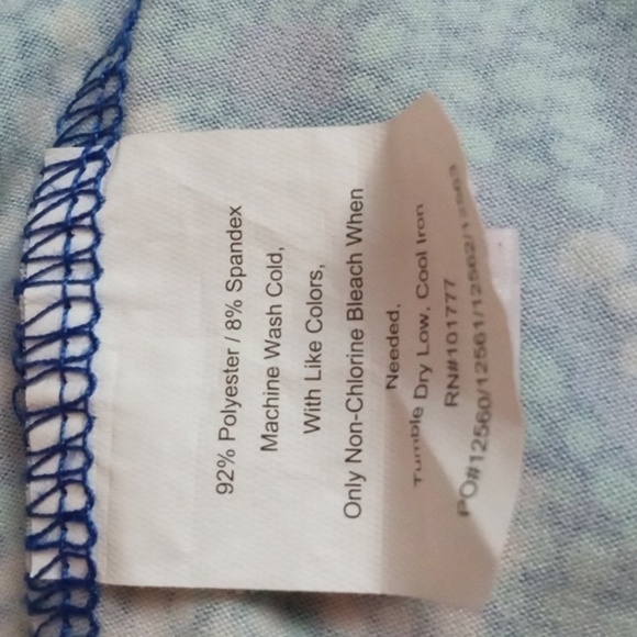 Tranquility by Colorado Clothing Active Skirt Skort size S Blue Print Pr… - Picture 6 of 8